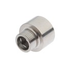 Переходник ZEIN, 1/2" х 3/8", наружная/внутренняя резьба, нержавеющая сталь, фасовка 100 шт. (комплект 100 шт) - фото 21758863