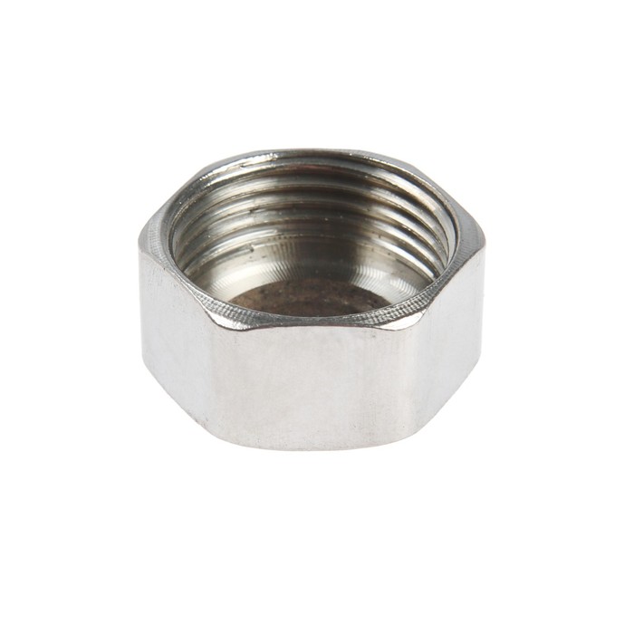 Заглушка ZEIN engr, 3/4", крышка, внутренняя резьба, нержавеющая сталь - Фото 1