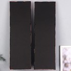 Подсвечник пластик, стекло на 1 свечу "Зеркальные узоры" набор 2 шт d-4 см бронза 8х13х40 см   90688 - фото 21758991