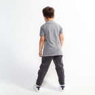 Футболка поло для мальчика, цвет серый/принт микс, рост 110 см - Фото 4