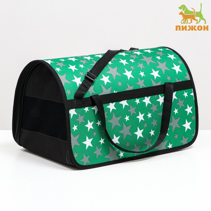 Сумка - переноска для животных, 46×28.5×30 см, цвет МИКС - Фото 1