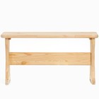 Лавка деревянная из хвои, 90 х 30 х 45 см, для бани и дачи, нагрузка до 150 кг, садовая - фото 25321838