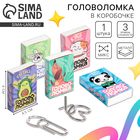 Головоломка металлическая «Прокачай мозги», МИКС - Фото 1