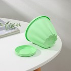 Горшок для цветов с поддоном «Знатный», 450 мл, d=11 см, зелёный - Фото 4