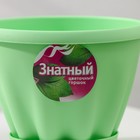 Горшок для цветов с поддоном «Знатный», 450 мл, d=11 см, зелёный - Фото 7