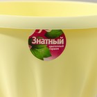 Горшок для цветов с поддоном «Знатный», 2 л, d=18 см, жёлтый - Фото 7