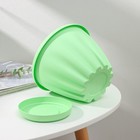 Горшок для цветов с поддоном «Знатный», 2 л, d=18 см, зелёный - Фото 4