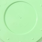 Горшок для цветов с поддоном «Знатный», 2 л, d=18 см, зелёный - Фото 5