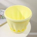 Горшок для цветов с поддоном «Знатный», 3,9 л, d=22,5 см, жёлтый - Фото 2