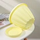 Горшок для цветов с поддоном «Знатный», 3,9 л, d=22,5 см, жёлтый - Фото 3