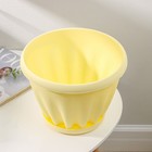 Горшок для цветов с поддоном «Знатный», 6,7 л, d=27 см, жёлтый - Фото 2