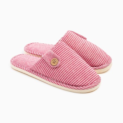 Тапочки женские закрытые, размер 36-37, розовые