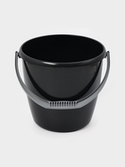 Ведро хозяйственное «Удачное.Эконом», 10 л, пластик, чёрное - Фото 2