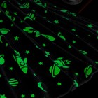 Плед светящийся в темноте «Этель. Космос», 150×200 см - Фото 2
