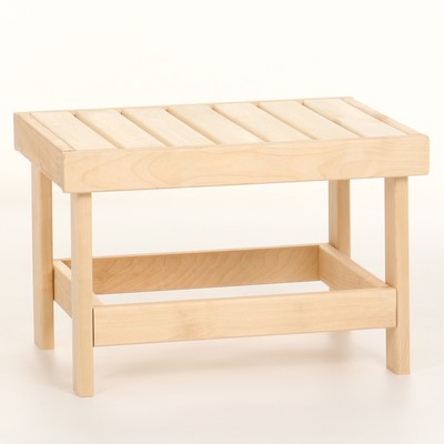 Лавка «Топчан», 60×40×45 см, деревянная, «Добропаровъ»