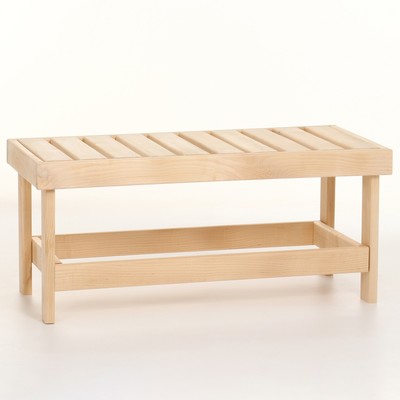 Лавка садовая «Топчан», 90×40×45 см, деревянная, «Добропаровъ»