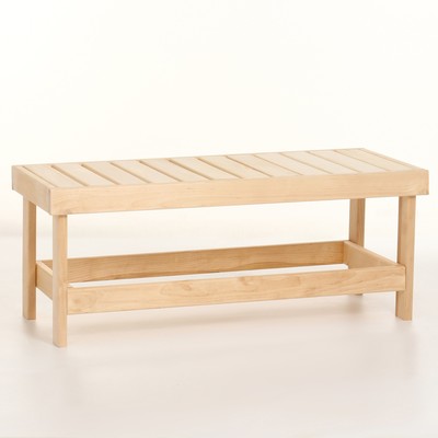 Лавка садовая «Топчан», 100×40×45 см, деревянная, «Добропаровъ»