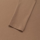Лонгслив женский MINAKU: Basic line цвет тауп, размер 42 - фото 61742