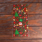 Пакет подарочный новогодний, для сладких подарков, 13×27 см±1 см - Фото 3