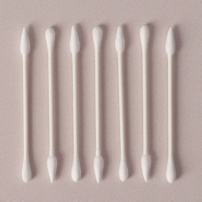 Ватные палочки, двухсторонние, 20 шт, в индивидуальной упаковке, цвет белый - фото 1908984916