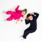 Костюм детский (толстовка, брюки) НАЧЁС, цвет тёмно-синий, рост 92 см 9037535 - фото 14079979