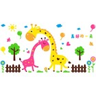 Наклейки интерьерные "Жирафы", детские, декор на стену, панно 160 х 82 см - фото 319043799