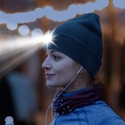 Фонарь-шапка аккумуляторный, 200 мАч, 4 LED, 3 режима, USB - Фото 5