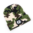 Фонарь-шапка аккумуляторный, 200 мАч, 4 LED, 3 режима, USB - Фото 1