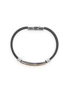 Браслет унисекс «Стиль» саламандра, цвет чёрный с серебряно-золотым, 20.5 см - Фото 3