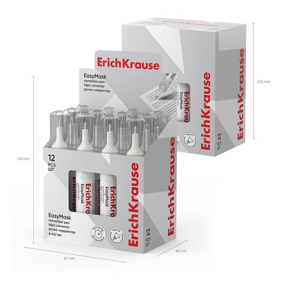 Ручка-корректор 4 мл, ErichKrause Standard, с металлическим наконечником