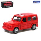 Машинка «Внедорожник», инерционная, 1:32, световые и звуковые эффекты, открываются двери, цвет красный - Фото 1