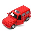 Машинка «Внедорожник», инерционная, 1:32, световые и звуковые эффекты, открываются двери, цвет красный - Фото 3