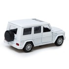 Машинка «Внедорожник», 1:32, инерция, световые и звуковые эффекты, цвет белый - Фото 4