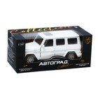 Машинка «Внедорожник», 1:32, инерция, световые и звуковые эффекты, цвет белый - Фото 5