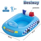 Лодочка надувная Funspeakers Police Car Baby Boat, 97 x 74 см, со встроенным динамиком, 34153 - фото 9963817