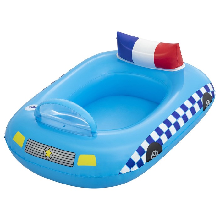 Лодочка надувная Funspeakers Police Car Baby Boat, 97 x 74 см, со встроенным динамиком, 34153 - фото 1911799975