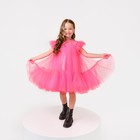 Платье для девочки с пышной юбкой KAFTAN, рост 86-92, цвет ярко-розовый - Фото 5