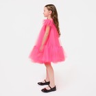 Платье для девочки с пышной юбкой KAFTAN, рост 122-128, цвет ярко-розовый - Фото 3