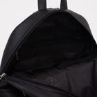 Рюкзак на молнии, 3 наружных кармана, цвет чёрный - Фото 4