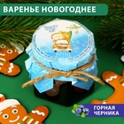Варенье подарочное новогоднее "Волшебного Нового Года" из горной черники, 100 мл - Фото 1