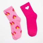 Набор женских носков KAFTAN "Сообщение“ 2 пары, размер 36-39 (23-25 см) - Фото 4