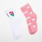 Набор женских носков KAFTAN "Расцветай“ 2 пары, размер 36-39 (23-25 см) - Фото 4