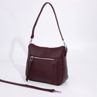 Сумка женская на молнии, цвет бордовый - фото 21761130