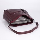 Сумка женская на молнии, цвет бордовый - фото 21761134