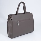 Сумка деловая на молнии, цвет серый - фото 21761201