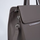 Сумка деловая на молнии, цвет серый - фото 21761204