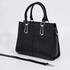 Сумка-тоут на молнии, цвет чёрный - фото 21761304