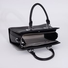 Сумка-тоут на молнии, цвет чёрный - фото 21761308