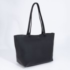 Сумка-шопер на молнии, цвет чёрный - фото 21761343