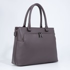 Сумка-тоут на молнии, цвет серый - фото 21761359